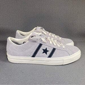 Converse One Star Academy Pro Suede Men’s Shoes Size 10.5 Gray White
